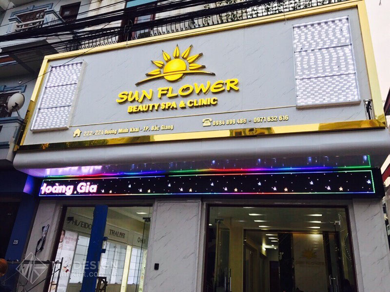 Thiết kế bảng hiệu tấm ốp 3D độc đáo tại HCM