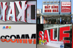 Chữ nổi quảng cáo là gì? Có những loại bảng hiệu chữ nổi quảng cáo nào